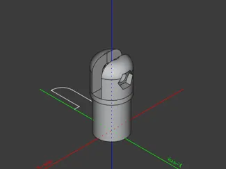 Stairs handrail mount