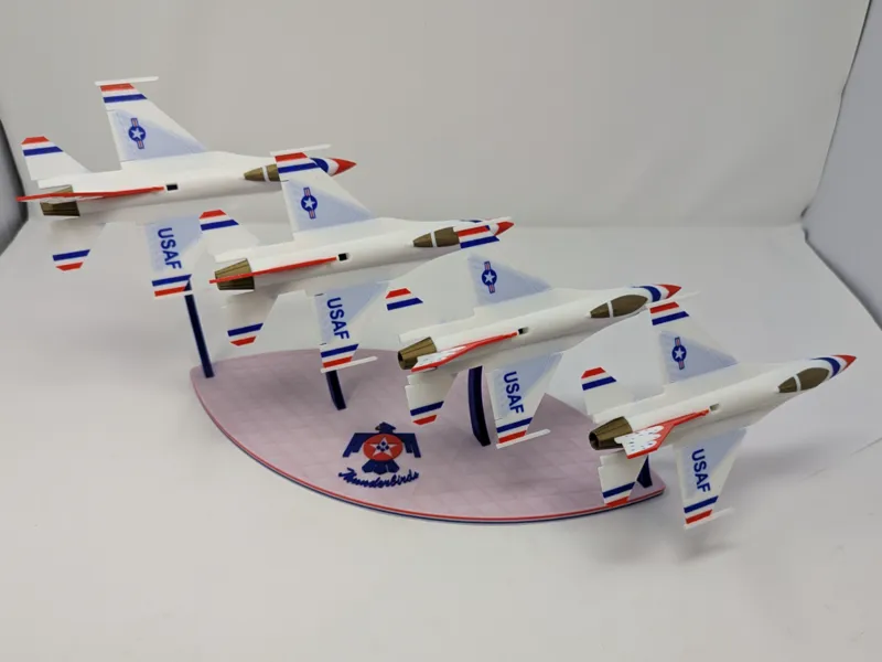 Echelon Left display stand for Thunderbirds F-16