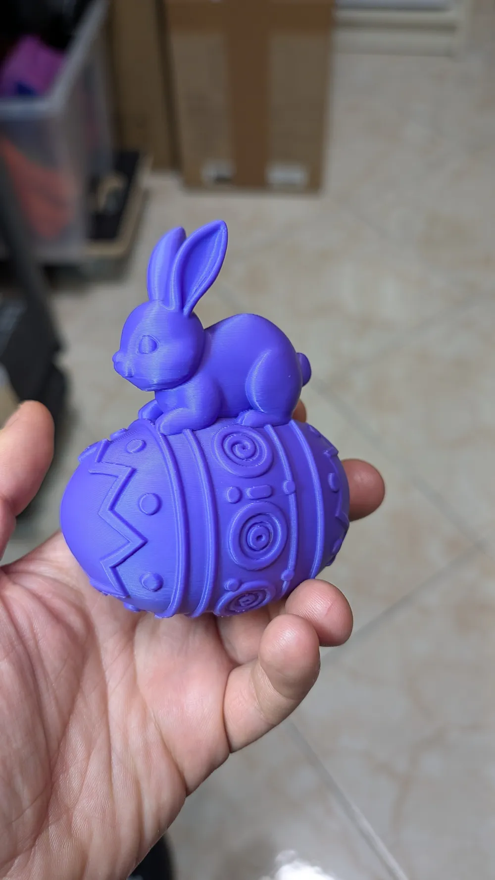 Easter Bunny Egg v2 - Free 3D Print Model - MakerWorld
