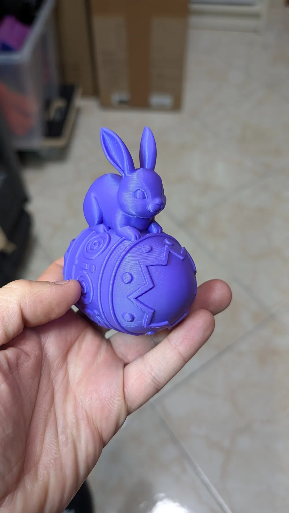 Easter Bunny Egg v2 - Free 3D Print Model - MakerWorld