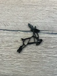 Décoration murale - cerf bondissant — photo 2