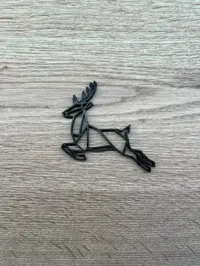Décoration murale - cerf bondissant — photo 3