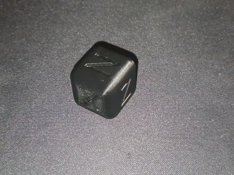 XYZ Calibration Cube Rounded Edges