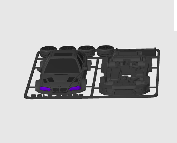 Miniatura 6 do modelo 3D BMW e46 GTR Kit Card