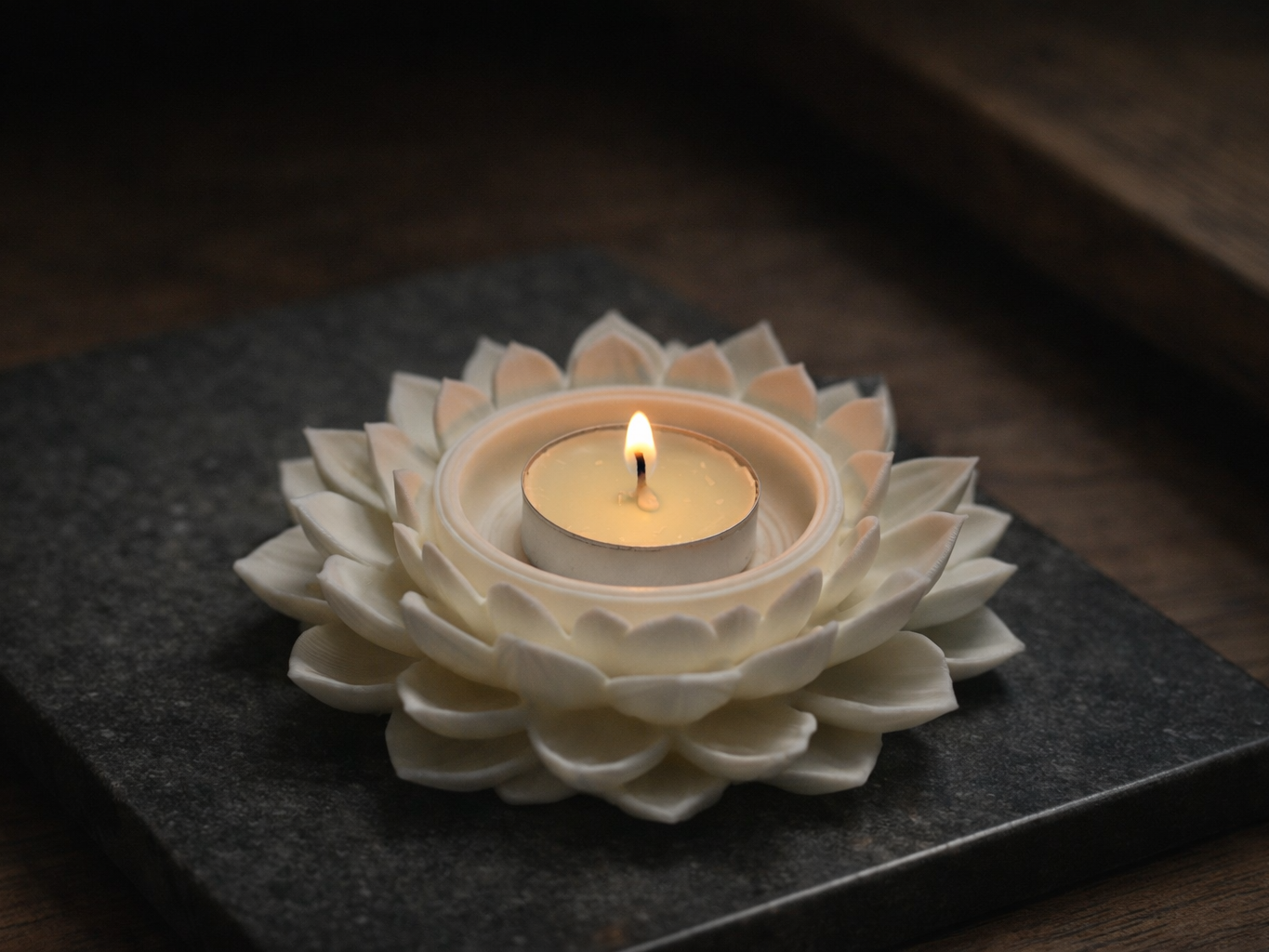 Lotus Tealight Holder / Scalable Tray