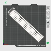Model rotated 45° to fit on the A1 mini build plate