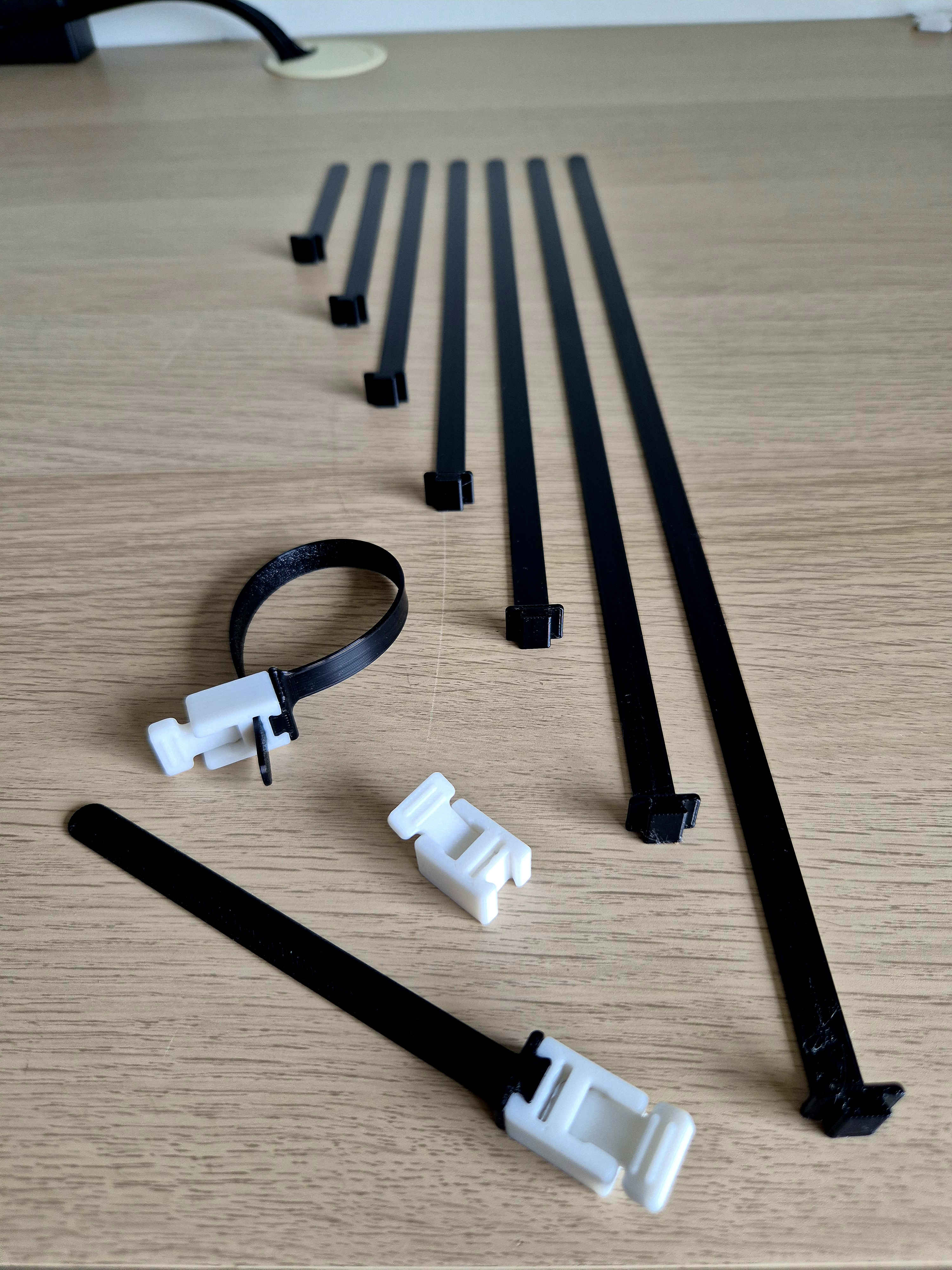 TPU Cable Ties -> Strong, Reusable, Quick Release! - 1