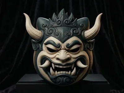 SNORLAX DEMON MASK