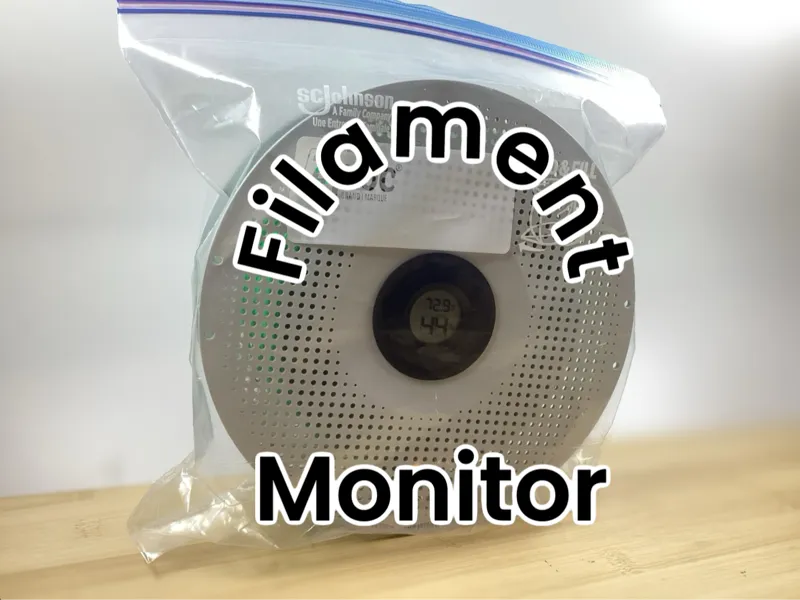 Filament Monitor Adapter - Temp & Humidity Display