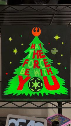 Star Wars themed Christmas Lightbox