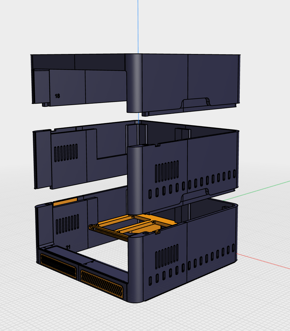 Miniatura 2 do modelo 3D P1/P2节能烘打一体增增高架