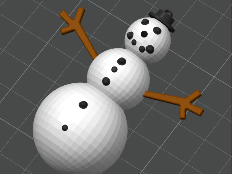 snowman ornmanet