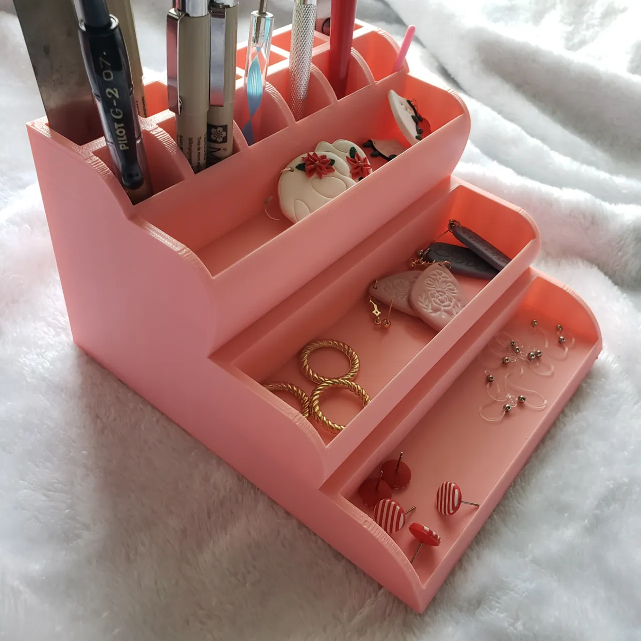 Polymer Clay Earring Artist Tools Organizer 2 view 2
