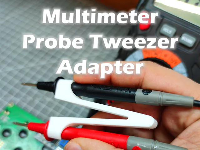 Multimeter Probe Tweezer Adapter