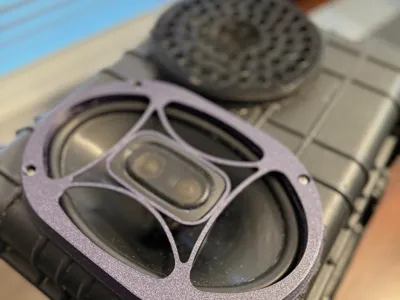 JAH ORIGINAL DESIGN GRILL FOR POLK 6X9 SPEAKER V2