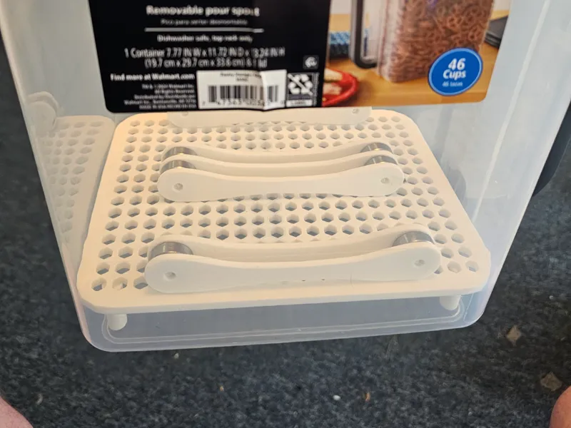 Dry box baseplate for Mainstay 46 pantry storage