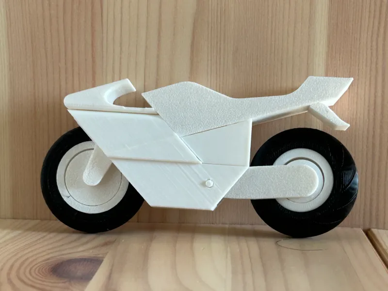 nrj's Motorcycle, articulated wheels