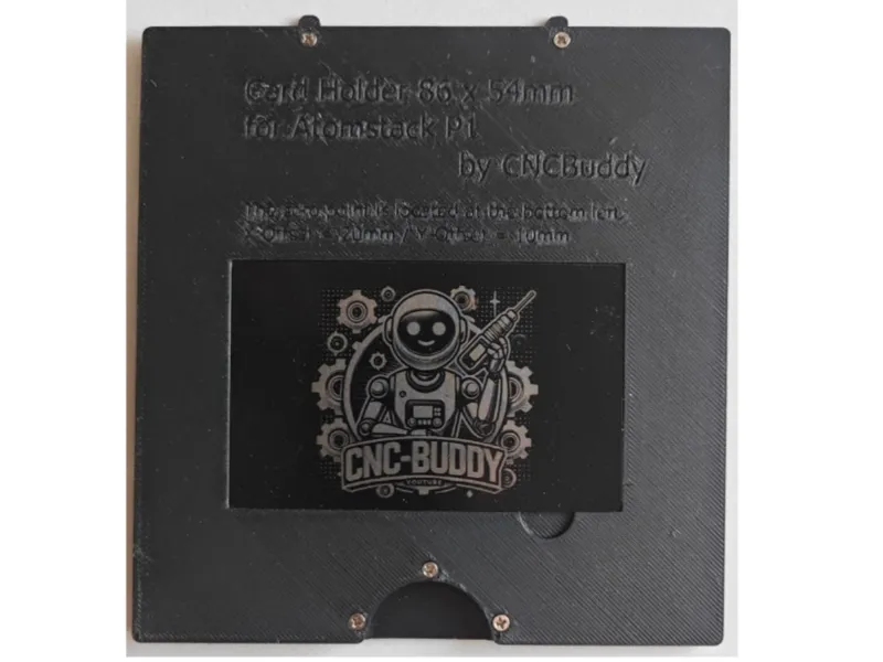 Business card holder Atomstack P1 Laser engraver