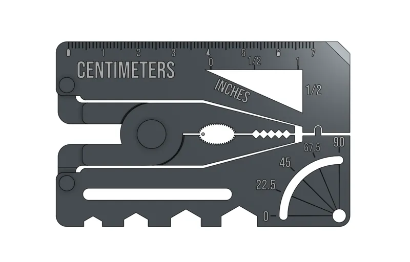 Print In Place Credit Card Pliers And Measurement Tools