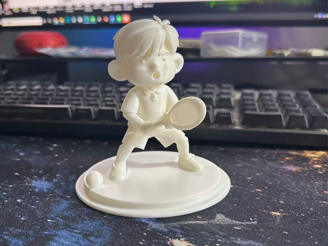 周杰伦 打网球 澳网首秀 摆件