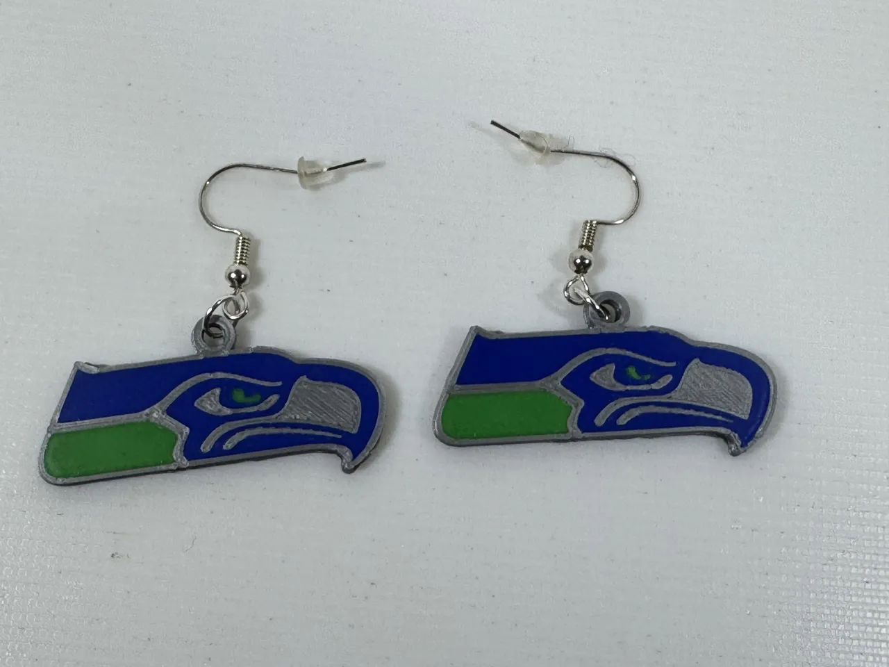 Seattle Seahawks Earrings view 3