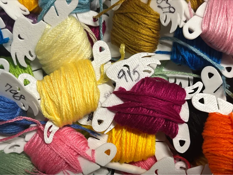 Goat Bobbin for Embroidery Floss