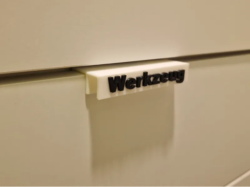 Beschriftung für Ikea Platsa Regal Griffe