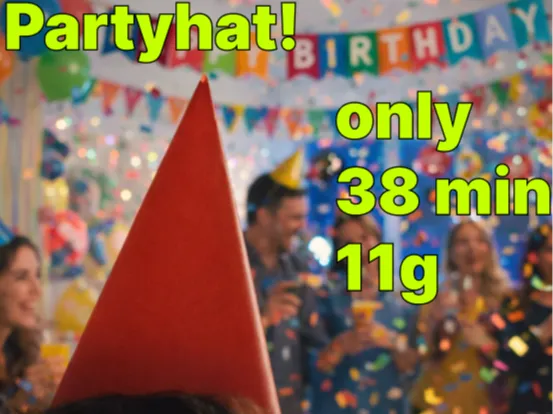 Partyhat [foldable|quick] (<1h)