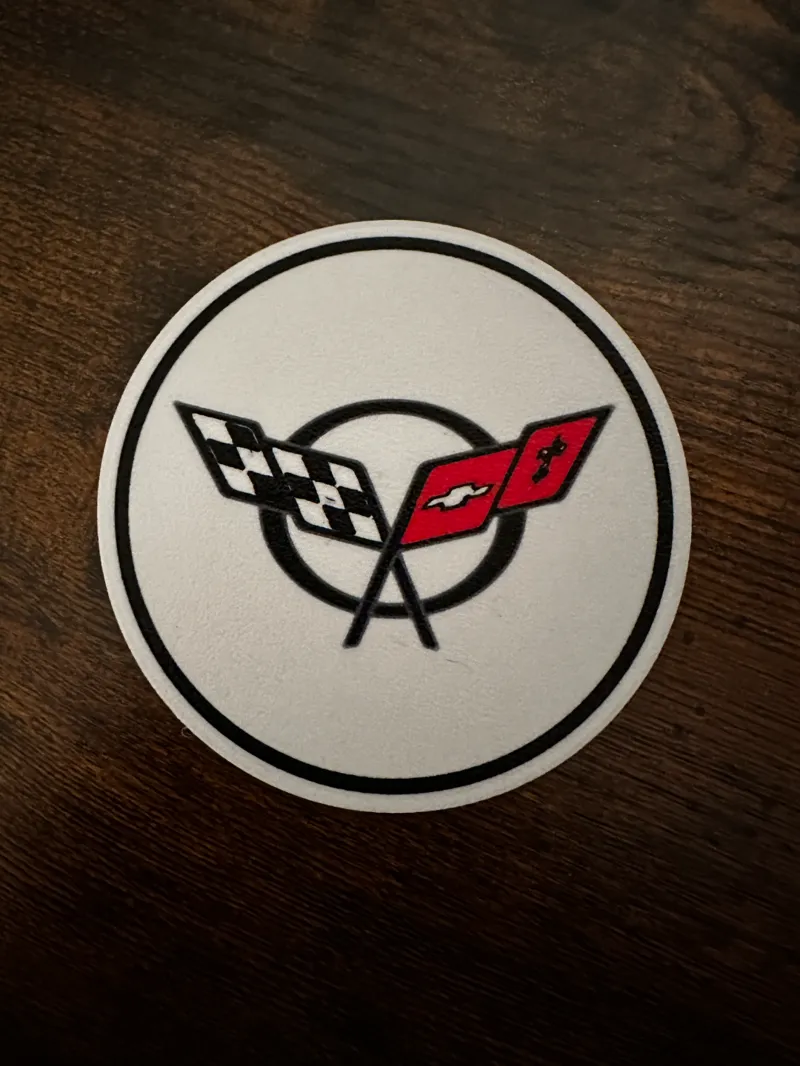 Corvette Logo Coaster