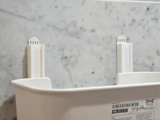 Ikea Tisken Mount with Command Hanging Strips