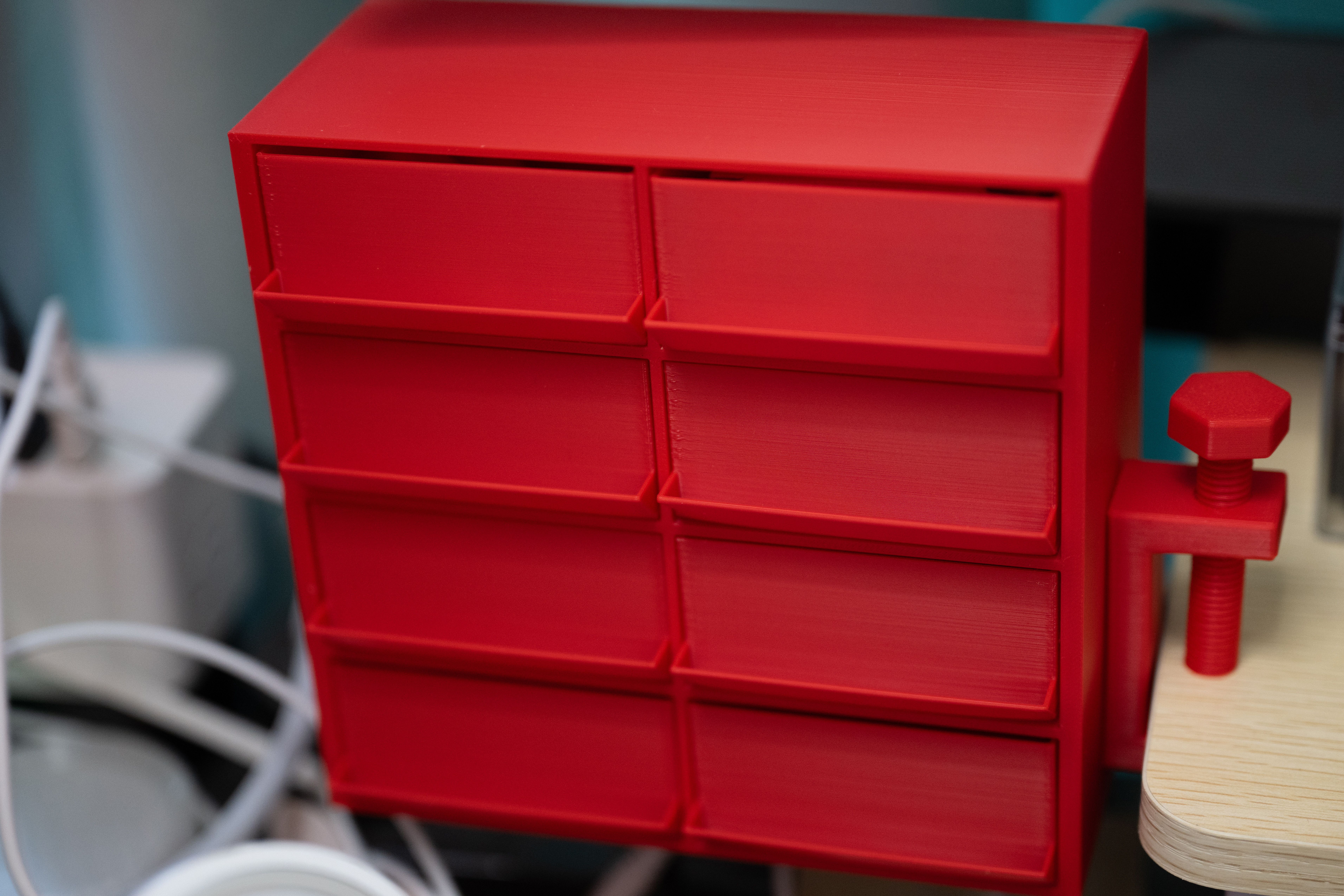 Miniatura 2 do modelo 3D 桌夹收纳抽屉