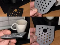 Einsatz für Kapsel/Tropf Container mit TPU Auflage