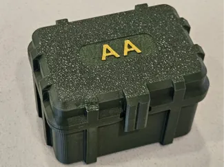 AA Battery Storage Box
