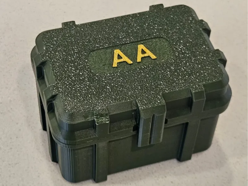 AA Battery Storage Box
