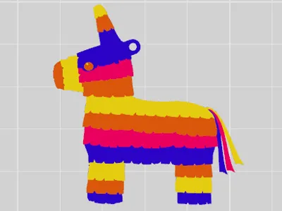 Piñata Burrito Keychain