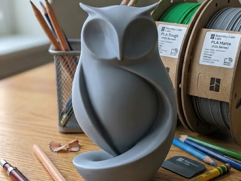 Owl figure smooth