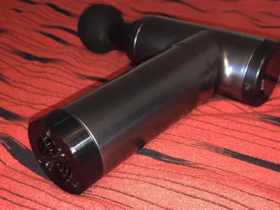Massage gun vented cap