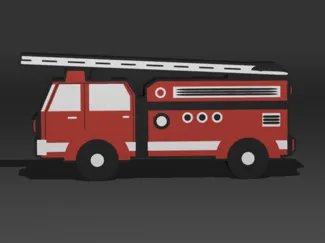 Fire truck light box