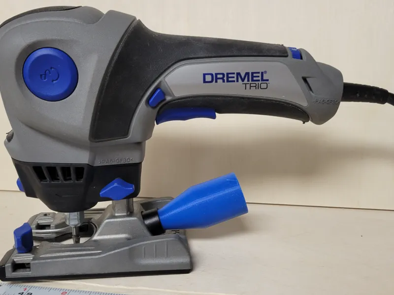 Dremel trio dust port adapter