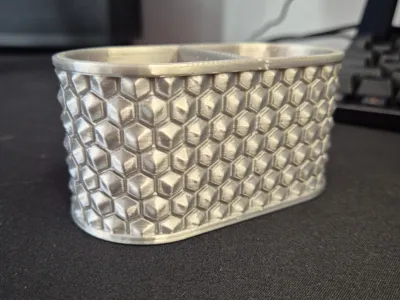 Textured Capsule Storage Box
