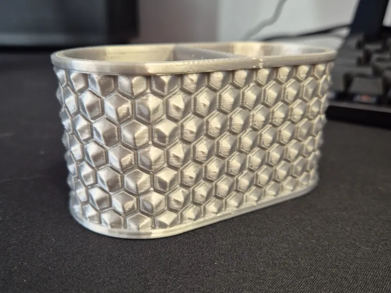Textured Capsule Storage Box