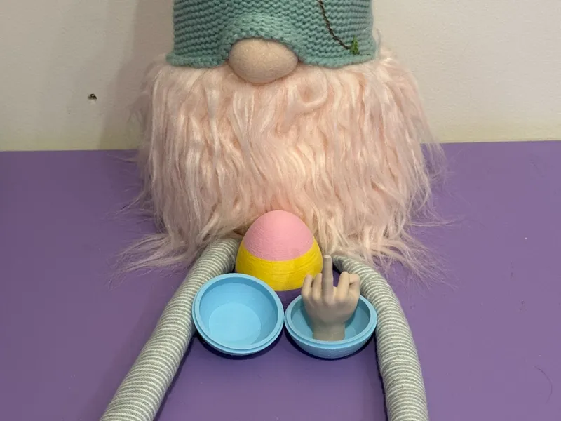 Updated Middle Finger Egg Aka, "The Bird"