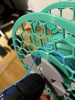 PLA - with holes for spooling filament