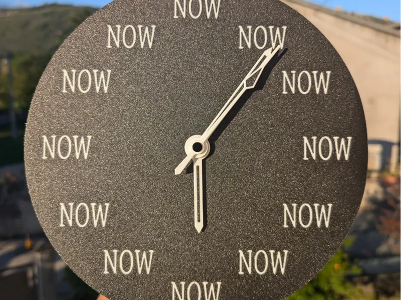 Now O'Clock / Motivational Clock [Clock Kit-MH011]