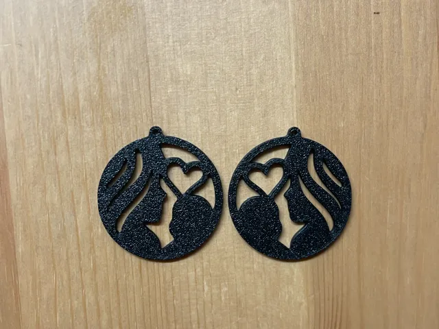 Mother And Baby Earrings