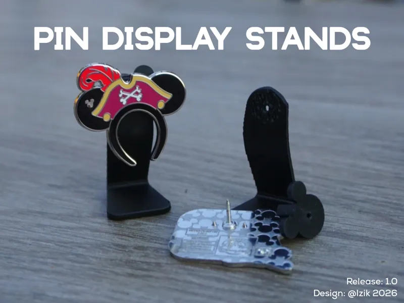 Pin Display Stands  |  Version 2