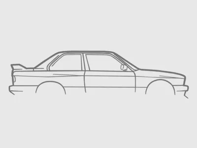 BMW E30 M3 Silhouette