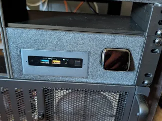 OpenRack 2U insert - Intel NUC + JetKVM