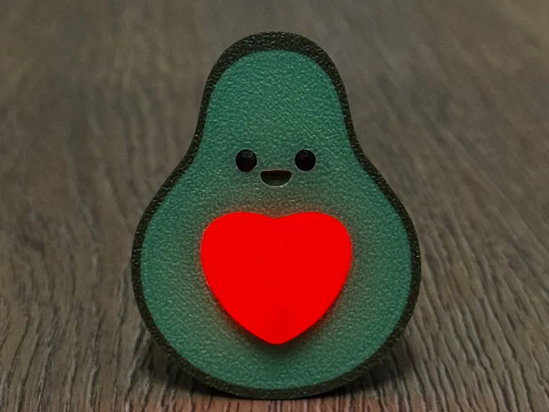 Lovocado - The Glowing Avocado with a Heart