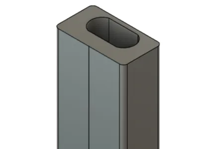Pop Up Tent Metal Support Bar Repair 10.6x22mm bar
